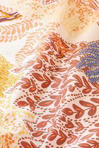 Juego de nórdico de algodón 57 hilos/cm² Walaa - Beige y azul