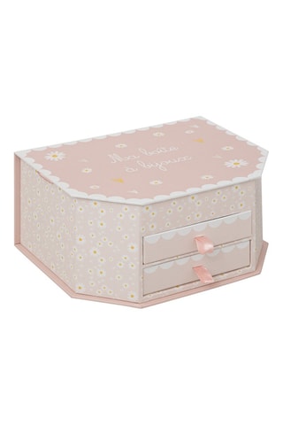 Joyero Lana - Rosa - 21,5 x 16,5 x 10 cm