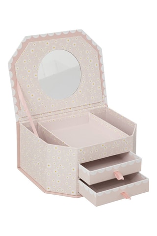 Joyero Lana - Rosa - 21,5 x 16,5 x 10 cm