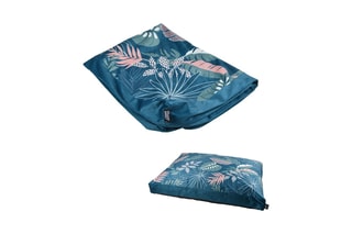 Funda de cojín de terciopelo Mix & Match Jacala - Esmeralda - 100 x 70 cm