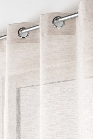 2 visillos Carlin - Crudo - 140 x 240 cm