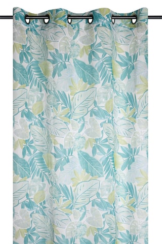 Visillo Karita - Azul y verde - 140 x 260 cm