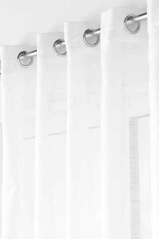 Cortina fina Lisséa Branco - 240 x 240 cm