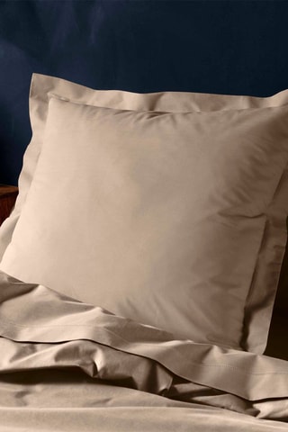 Funda de almohada de algodón 57 hilos/cm² Lina - Arena