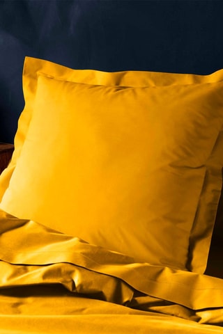 Funda de almohada de algodón 57 hilos/cm² Lina - Curry