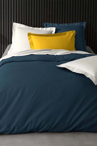 Funda nórdica de percal de algodón 78 hilos/cm² Percaline - Amarillo