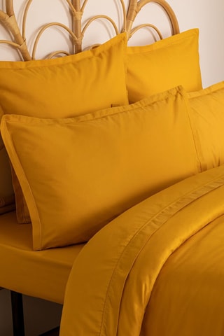 Funda nórdica reversible - Ocre