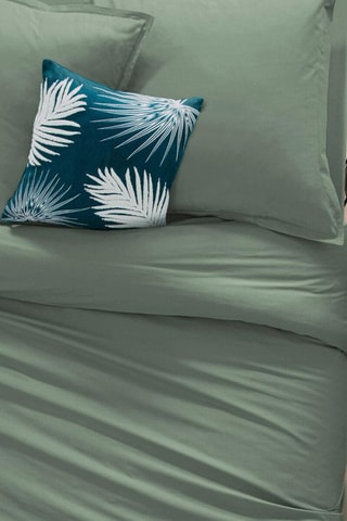 Funda nórdica de algodón 115 g/m² - Verde aguamarina