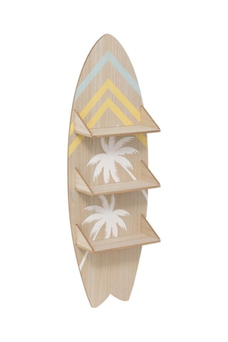 Estantería de 3 niveles Australie - Beige - 111,5 x 37 x 15 cm