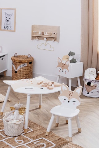 Mesilla de noche de pino Douceur - 53 x 34 x 26,5 cm