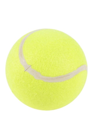 Juguete pelota de tenis - Amarillo - 15 cm 