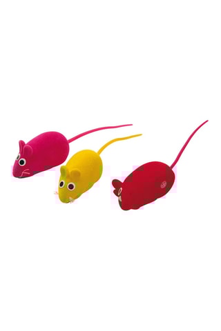 3 ratones sonoros - Rosa y amarillo