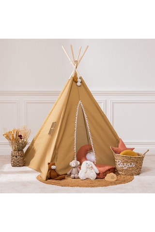 Tenda em choupo Wapi - 120 x 120 x 160 cm - Ocre