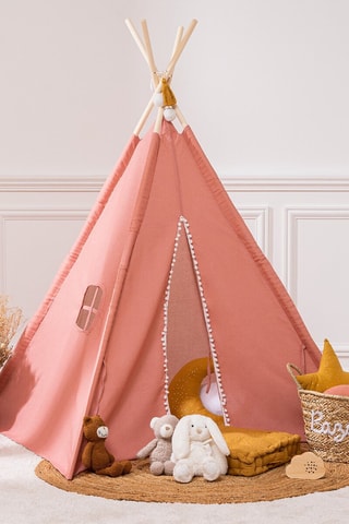 Tipi de álamo Wapi ­- 120 x 120 x 160 cm - Rosa viejo