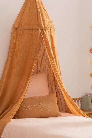 Dosel de cama - Marrón - 250 x 50 x 350 cm