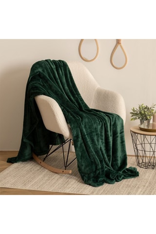 Manta Flanel - Verde - 230 x 180 x 0,6 cm