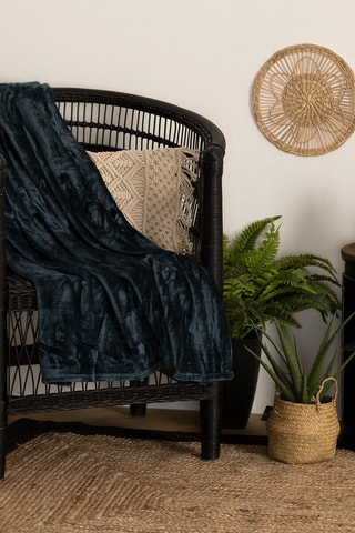 Manta Egeen - Azul ­- 150 x 125 x 1 cm