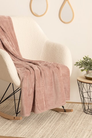 Manta Flanel - Rosa - 150 x 125 x 1 cm
