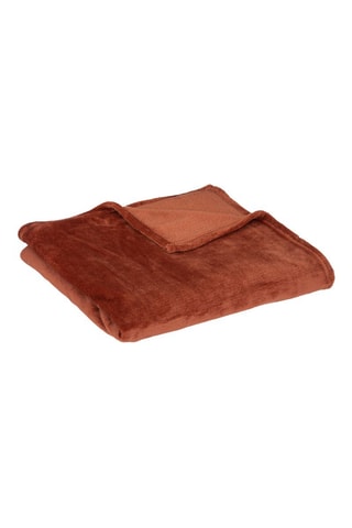 Manta Flanel - Terracota - 125 x 150 cm