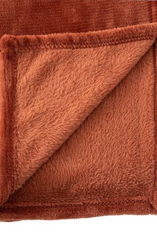 Manta Flanel - Terracota - 125 x 150 cm