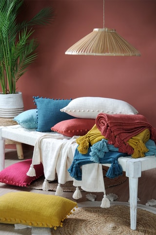 Manta Sanchez - Mostaza - 125 x 150 cm