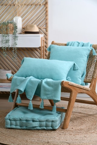 Manta Marlow - Turquesa - 125 x 150 cm