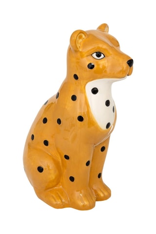 Hucha Leopard - Amarillo - 18,1 x 8,5 x 12 cm