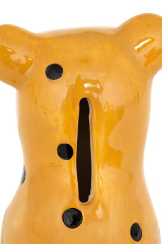 Hucha Leopard - Amarillo - 18,1 x 8,5 x 12 cm