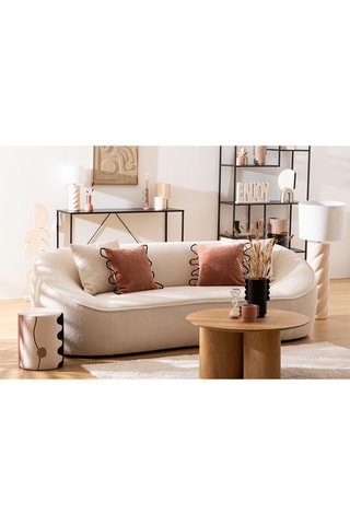 Figura decorativa Leya - Bege - 25 x 13 x 95 cm