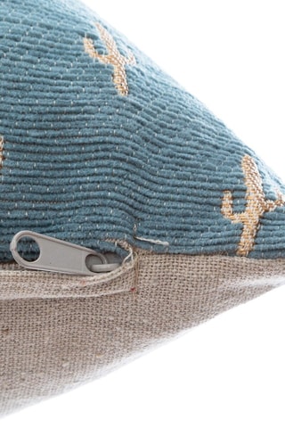 Funda de cojín Cactus - Azul ­- 40 x 40 x 1,2 cm