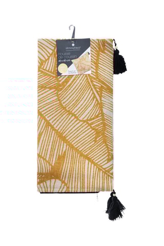 Funda de cojín Tropik - Ocre - 40 x 1,5 x 40 cm