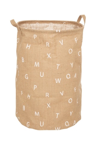 Cesta Alphabet - Beige - 35 x 49 cm