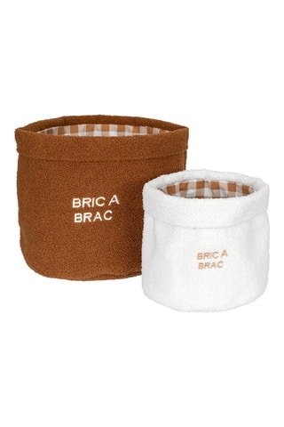 2 cestas Ferme - Blanco - 30 x 30 x 30,5 cm