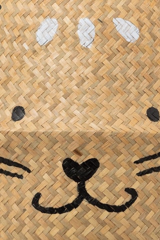 Cesta plegable Chat - Beige - 37 x 37 x 38 cm