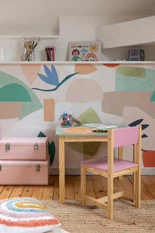 2 cajas de organización Metal - Rosa