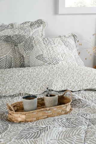 Juego de colcha Gally - Natural