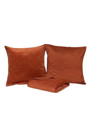 Juego de colcha Lilou - Terracota