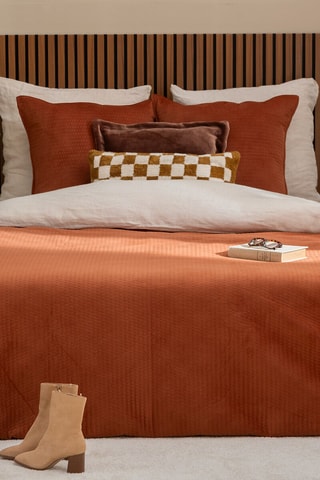 Juego de colcha Lilou - Terracota