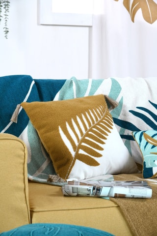 Cojín Aloha - Mostaza 