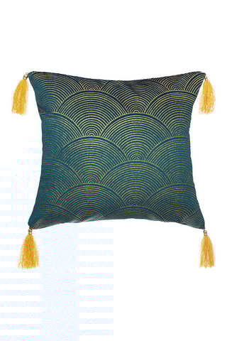 Cojín Glitter - Azul ­- 40 x 14 x 40 cm