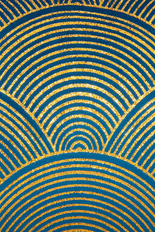 Cojín Glitter - Azul ­- 40 x 14 x 40 cm