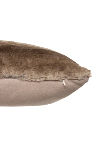 Cojín Grizzli - Marrón y beige - 45 x 45 cm