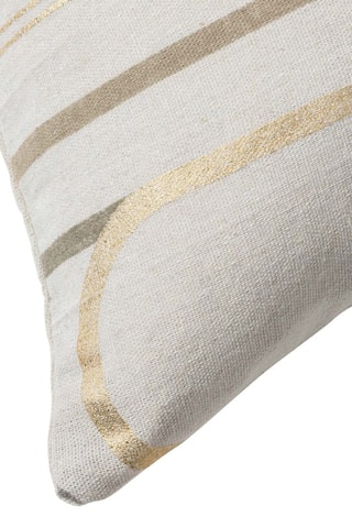 Cojín Roseris - Gris y crema - 40 x 60 x 20 cm