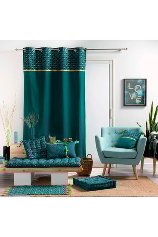 Cojín desenfundable Artchic - Verde - 40 x 40 cm