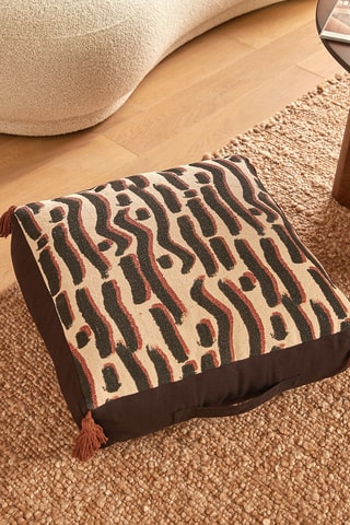 Cojín Wonj - Negro - 48 x 48 x 14 cm