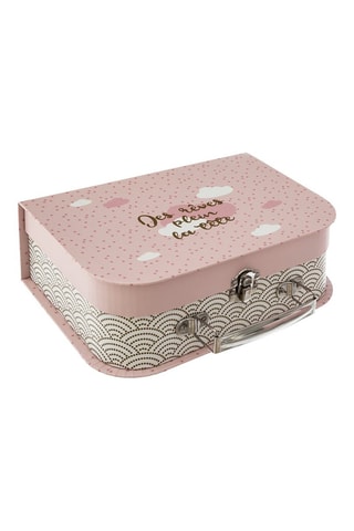 3 maletines Douceur - Rosa - 23,6 x 16,5 x 7,5 cm