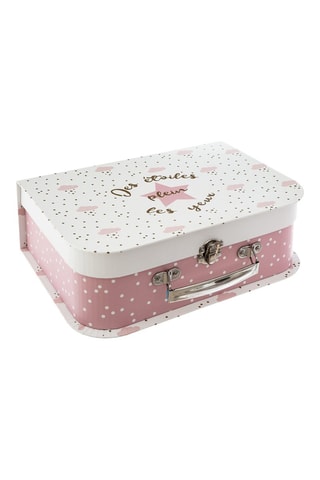 3 maletines Douceur - Rosa - 23,6 x 16,5 x 7,5 cm