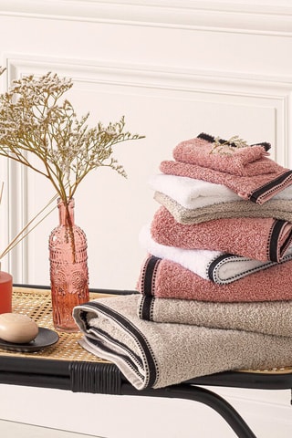 Toalha de duche grande Joia - Rosa - 70 x 130 cm