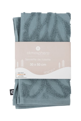 Toalla de tocador - Azul grisáceo - 30 x 50 cm