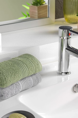 Serviette invité Tendresse - Vert - 30 x 50 cm